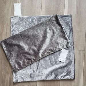 H&M Silver Gray Patterned Pillow Covers